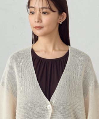 ＭＡＤＥ　ＩＮ　ＪＡＰＡＮ　和紙カーディガン（１２５７ＫＫ０７）