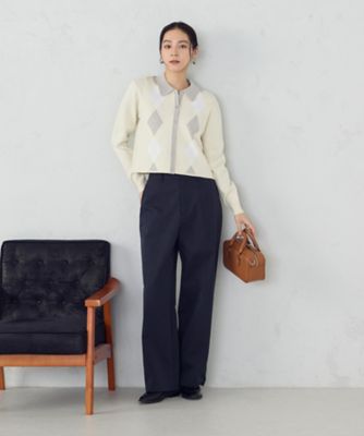 アーガイル襟付きカーディガン（1257KO02） | COMME CA ISM