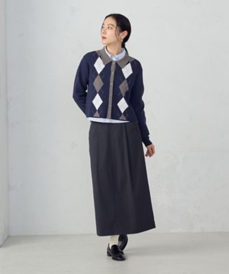 アーガイル襟付きカーディガン（1257KO02） | COMME CA ISM