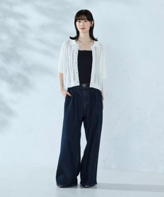 ウォッシャブル】メッシュ ニットシャツ（1257KO06） | COMME
