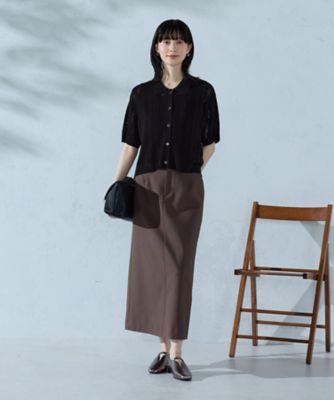 ウォッシャブル】メッシュ ニットシャツ（1257KO06） | COMME