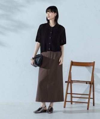 ウォッシャブル】メッシュ ニットシャツ（1257KO06） | COMME