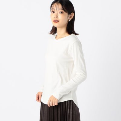 ＜COMME CA ISM (Women)＞あったか　長袖Ｔシャツ（１２６０ＣＡ０２）