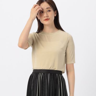 ＜COMME CA ISM (Women)＞シャイニー　Ｔシャツ（１２６０ＣＧ０３）