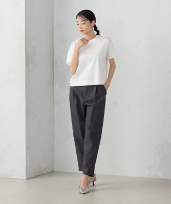 ボックスシルエット　クロップド丈Ｔシャツ（１２６０ＣＩ０１）