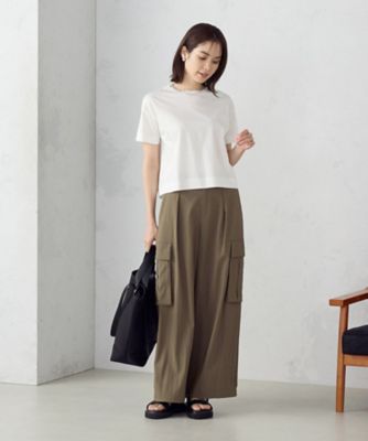 ボックスシルエット　クロップド丈Ｔシャツ（１２６０ＣＩ０１）