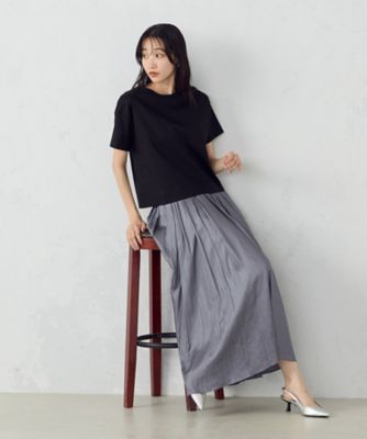 ボックスシルエット　クロップド丈Ｔシャツ（１２６０ＣＩ０１）