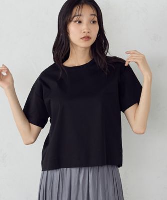 ボックスシルエット　クロップド丈Ｔシャツ（１２６０ＣＩ０１）