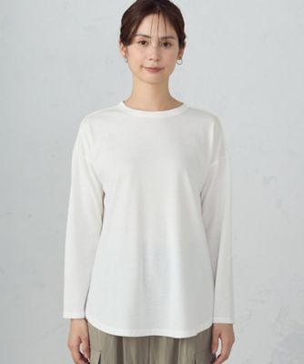 後ろスリット　Ｔシャツ　（長袖）（１２６０ＣＩ０２）