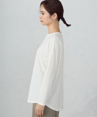 後ろスリット　Ｔシャツ　（長袖）（１２６０ＣＩ０２）