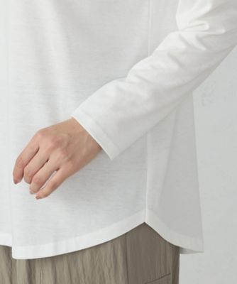 後ろスリット　Ｔシャツ　（長袖）（１２６０ＣＩ０２）