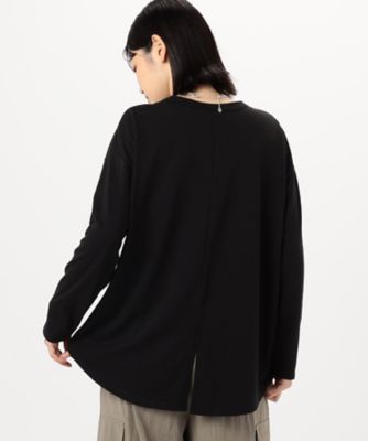後ろスリット　Ｔシャツ　（長袖）（１２６０ＣＩ０２）