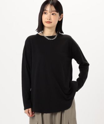 後ろスリット　Ｔシャツ　（長袖）（１２６０ＣＩ０２）