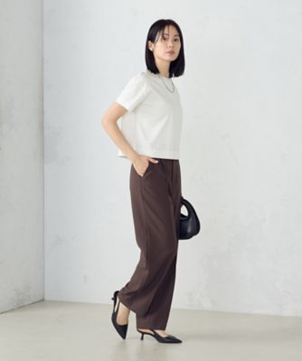 ボックスシルエット　クロップド丈　Ｔシャツ（１２６０ＣＫ０１）