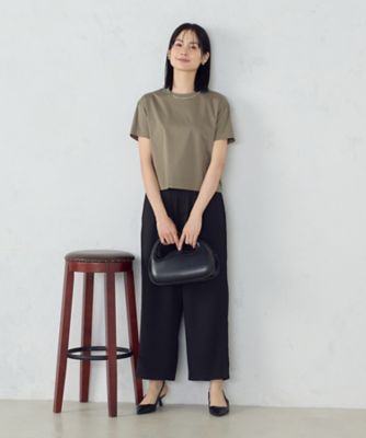 ボックスシルエット　クロップド丈　Ｔシャツ（１２６０ＣＫ０１）