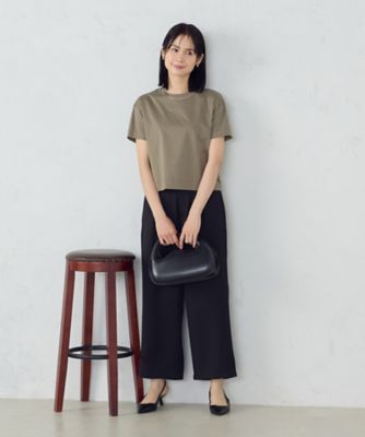 ボックスシルエット　クロップド丈　Ｔシャツ（１２６０ＣＫ０１）