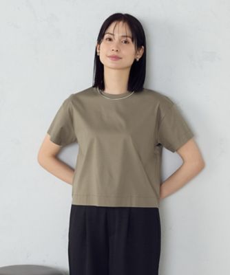 ボックスシルエット　クロップド丈　Ｔシャツ（１２６０ＣＫ０１）
