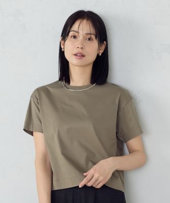 ボックスシルエット　クロップド丈　Ｔシャツ（１２６０ＣＫ０１）