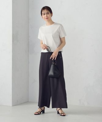 ボックスシルエット　クロップド丈　Ｔシャツ（１２６０ＣＭ０１）