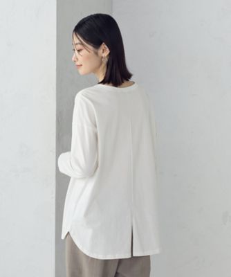 裾スリット ロングTシャツ（1260CM02） | COMME CA ISM