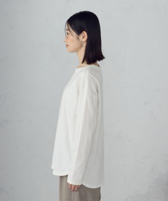 裾スリット ロングTシャツ（1260CM02） | COMME CA ISM