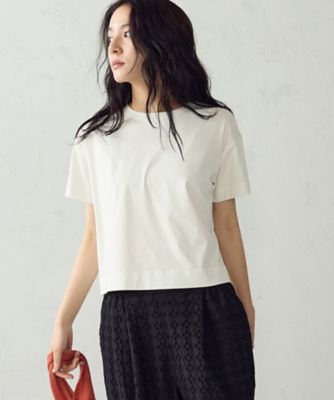 数回着用のみ！HYKE ブラック クロップドTシャツ 長袖 数回着用のみ