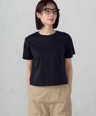 ボックスシルエット クロップド丈Tシャツ（1260CO02