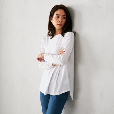 バックスリット 長袖 ロングｔシャツ １２６０ｃｒ０１ 三越伊勢丹オンラインストア 公式