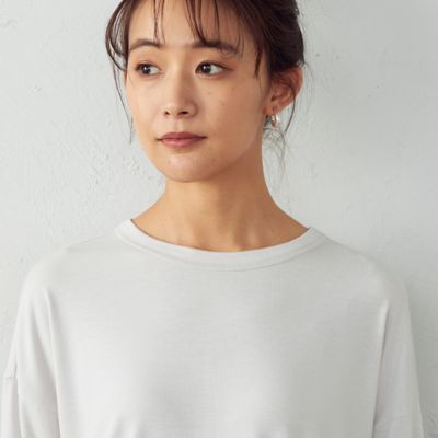 スリット入り　長袖Ｔシャツ（１２６０ＣＹ０１）