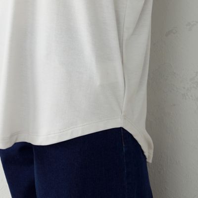 スリット入り　長袖Ｔシャツ（１２６０ＣＹ０１）