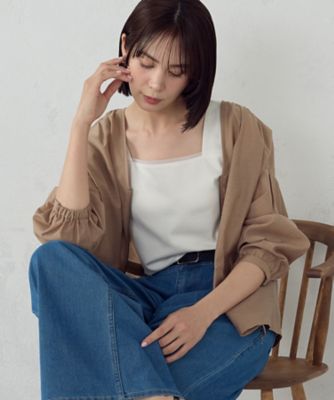 2WAY スクエアネック タンクトップ（1263CO02） | COMME