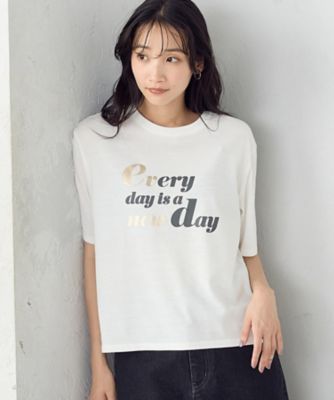 速乾　箔プリント　Ｔシャツ（１２６４ＣＩ０３）