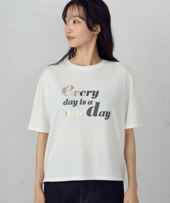 速乾　箔プリント　Ｔシャツ（１２６４ＣＩ０３）