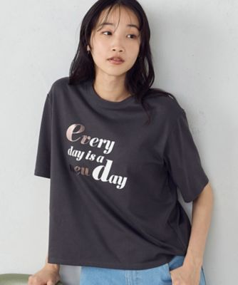 速乾　箔プリント　Ｔシャツ（１２６４ＣＩ０３）
