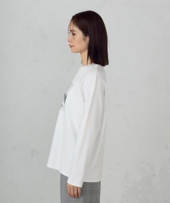 フラワープリント　Ｔシャツ（長袖）（１２６４ＣＫ０９）