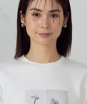 フラワープリント　Ｔシャツ（長袖）（１２６４ＣＫ０９）