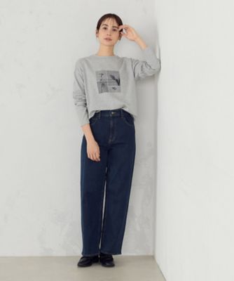 フラワープリント　Ｔシャツ（長袖）（１２６４ＣＫ０９）