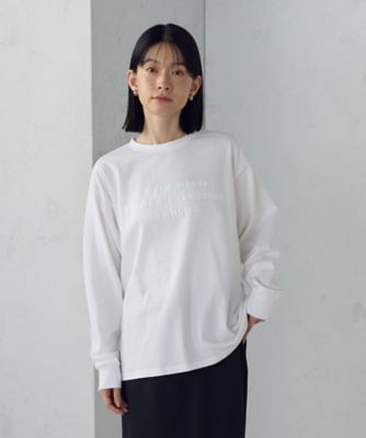＜COMME CA ISM (Women)＞ロゴ　Ｔシャツ（１２６４ＣＭ０６）