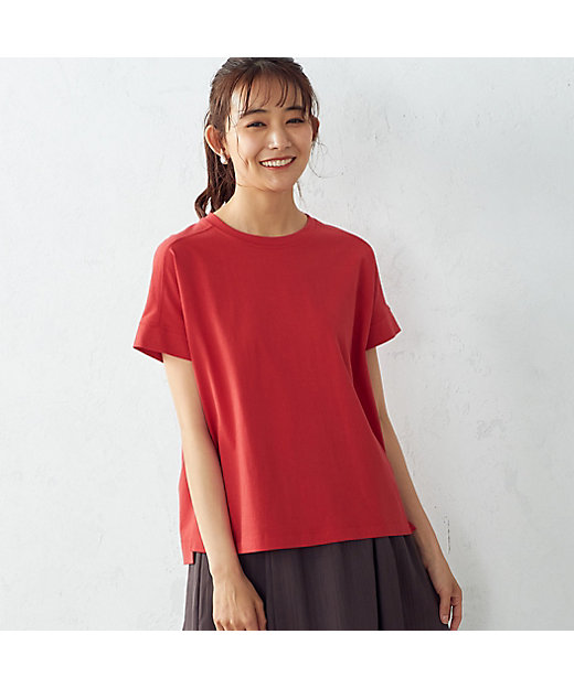 ＜三越伊勢丹/公式＞【SALE】イズム 日本の伝統カラーTシャツ アカ トップス画像