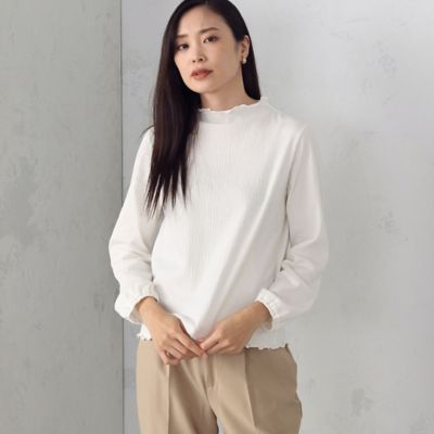 ＜COMME CA ISM (Women)＞ボトルネックカットソー（１２６８ＣＣ０１）
