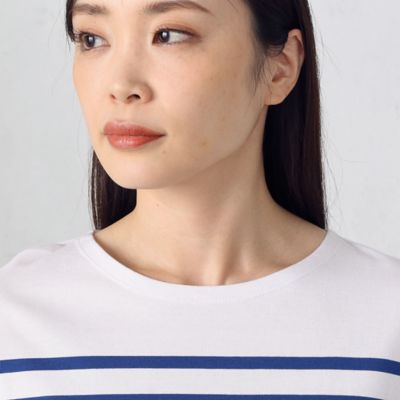 パネルボーダー　ロングＴシャツ（１２６８ＣＣ０４）
