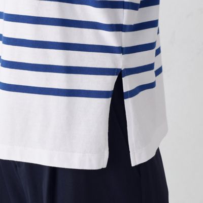 パネルボーダー　ロングＴシャツ（１２６８ＣＣ０４）