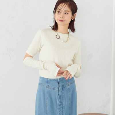 ＜COMME CA ISM (Women)＞アームカバー　トップス（１２６８ＣＣ０８）