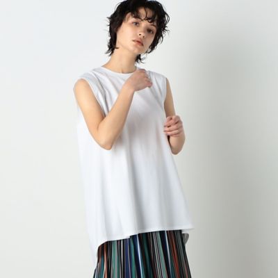 ＜COMME CA ISM (Women)＞ショルダータック　チュニック　カットソー（１２６８ＣＣ１３）