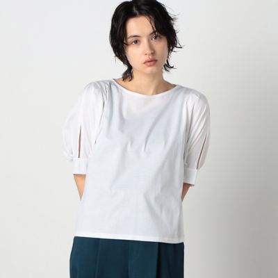 ＜COMME CA ISM (Women)＞袖スリット　トップス（１２６８ＣＣ１８）