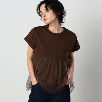 チュール ペプラムトップス（1268CC20） | COMME CA ISM