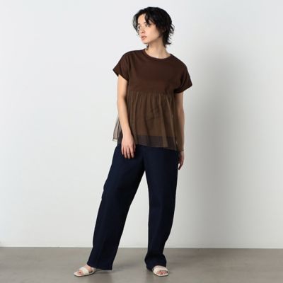 チュール ペプラムトップス（1268CC20） | COMME CA ISM