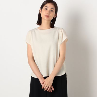 ＜COMME CA ISM (Women)＞フレアスリーブ　シャーリング　ブラウス（１２６８ＣＥ０２）