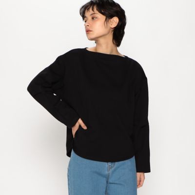 ボートネック 袖タック スウェット（1268CE18） | COMME