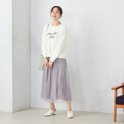 ロゴ刺繍 スウェット（1268CG04） | COMME CA ISM (Women